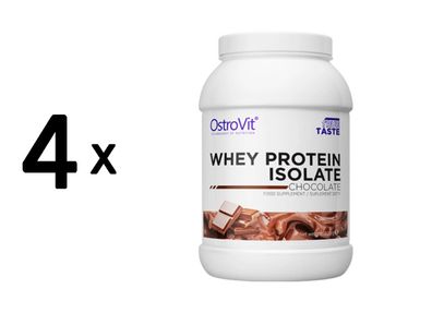 4 x OstroVit Whey Protein Isolate (700g) Chocolate