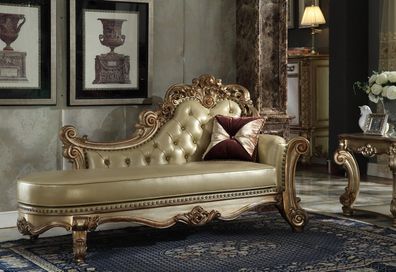 Chaiselongue Liege Relaxsessel Liegesessel Komfortliege Luxus Barock Rokoko Neu