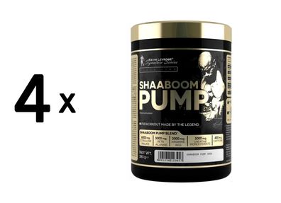 4 x Kevin Levrone Signature Series Shaaboom Pump (44 serv) Exotic