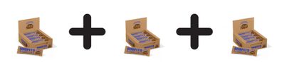 3 x Misfits Vegan Protein Bar (12x45g) Chocolate S´mores