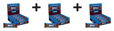 3 x Myprotein Impact Protein Bar (12x64g) Dark Chocolate Sea Salt