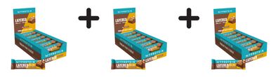 3 x Myprotein Layered Bars (12x60g) Chocolate Peanut Pretzel