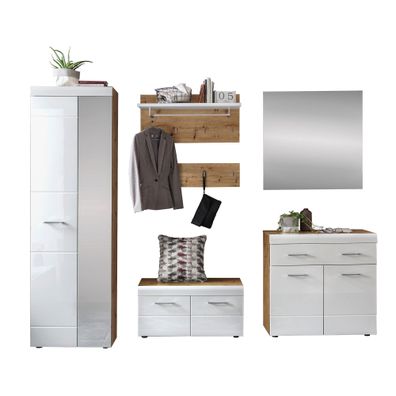 Garderobenset Jael 250x193x34 Garderobe HG 10094