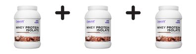 3 x OstroVit Whey Protein Isolate (700g) Chocolate