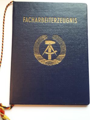 DDR Facharbeiterzeugnis 1960