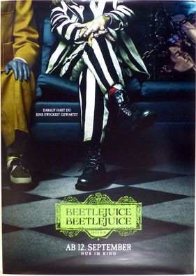 Beetlejuice Beetlejuice - Org. Kinoplakat A0 -Teasermotiv- Michael Keaton- Filmposter