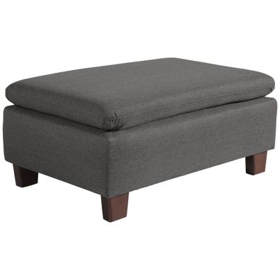 Hocker Katti Bezug Flachgewebe Nussbaum/anthrazit 22922