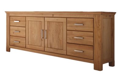 Sideboard Teilmassiv Iantha 220x85x47 natur 20096