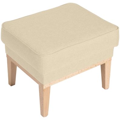 Hocker Kagami Bezug Flachgewebe Buche/beige 21148