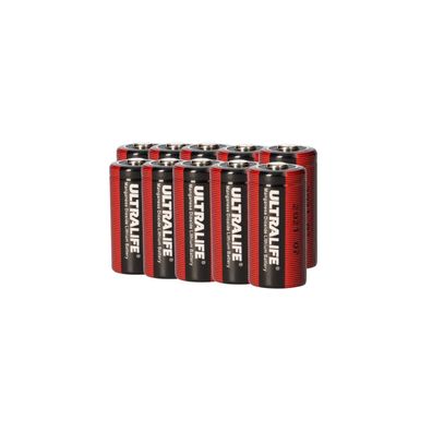 10x Ultralife Batterie CR123A 3V 1.6Ah 2/3A Li-MnO2 2/3A