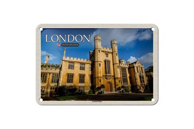 Blechschild 18 x 12 cm Reise Motiv: London England UK Lambeth Palace