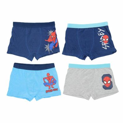 Spiderman Boxershorts für Kinder 4er Pack Bequem und Bunt