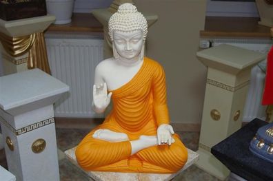 Sitzender Thai Buddha Figur Feng Shui Lotus Asien Orientalische Buddhismus