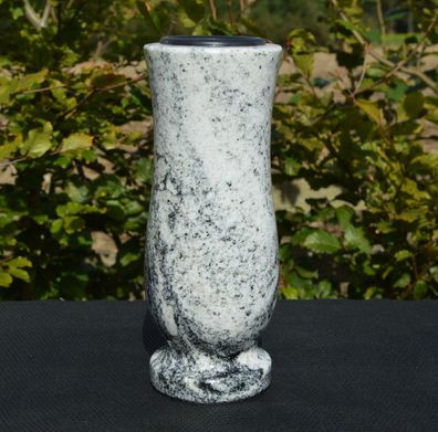 Vase Blumen-Vase Grabvase Gartenvase Granitvase Friedhof-Vase Granit Viscont