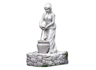 Antikes Wohndesign Spring- & Zierbrunnen AWD-SS-094 B:45cm H:98cm