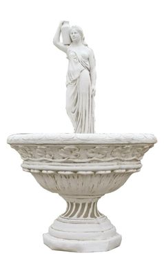 Antikes Wohndesign Spring- & Zierbrunnen AWD-SS-036 B:98cm H:150cm