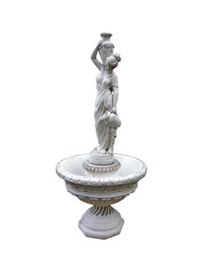 Antikes Wohndesign Spring- & Zierbrunnen AWD-SS-035 B:98cm H:210cm