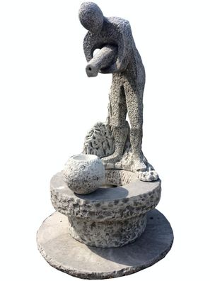 Antikes Wohndesign Spring- & Zierbrunnen AWD-SS-025 B:150cm H:237cm