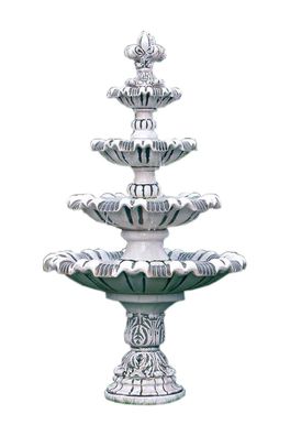 Antikes Wohndesign Spring- & Zierbrunnen AWD-SS-080 B:129cm H:226cm