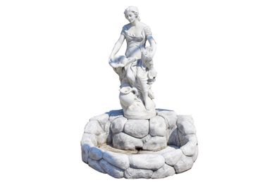 Antikes Wohndesign Spring- & Zierbrunnen AWD-SS-029 B:100cm H:128cm