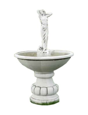 Antikes Wohndesign Spring- & Zierbrunnen AWD-SS-118 B:90cm H:140cm