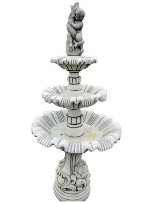 Antikes Wohndesign Spring- & Zierbrunnen AWD-SS-128 B:100cm H:197cm