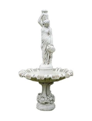 Antikes Wohndesign Spring- & Zierbrunnen AWD-SS-041 B:129cm H:217cm