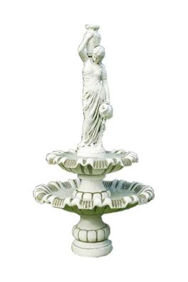 Antikes Wohndesign Spring- & Zierbrunnen AWD-SS-082 B:129cm H:236cm