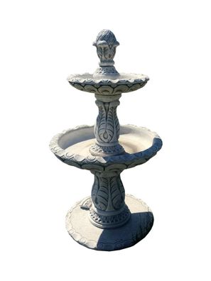 Antikes Wohndesign Spring- & Zierbrunnen AWD-SS-096 B:90cm H:162cm