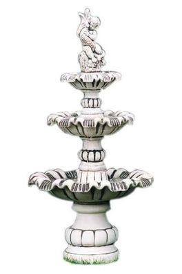 Antikes Wohndesign Spring- & Zierbrunnen AWD-SS-079 B:129cm H:221cm