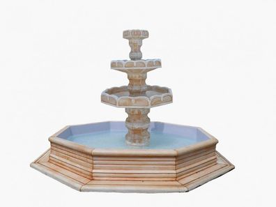 Antikes Wohndesign Spring- & Zierbrunnen AWD-SS-001 B:368cm H:225cm