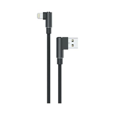 Sunix 3 Meter 2A iOS Ladekabel 90 Grad Winkelstecker Datenkabel Datentransfer