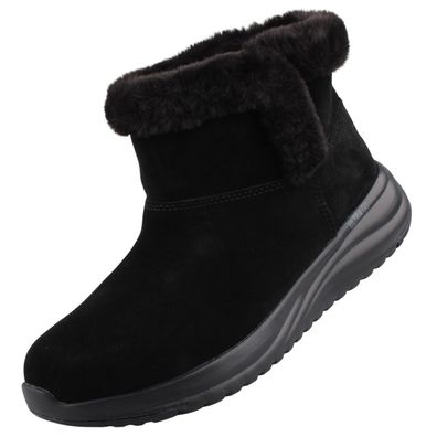 Skechers On The Go Stellar Cozy Step Damen Stiefelette Schwarz 144775-BBK