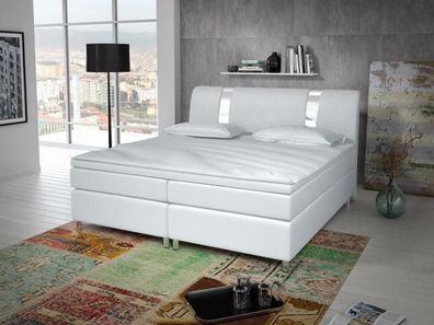 Boxspringbett Box Hotel Bett Mit Visco & Matratze Lederbett Betten Doppelbett !