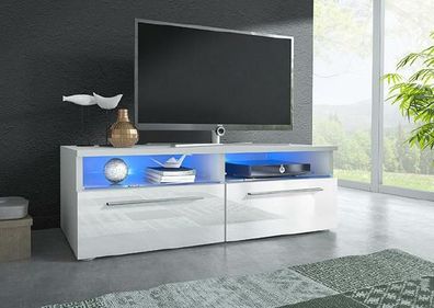 Tv Led Rtv Lowboard Fernseh Sideboard Wand Hochglanz Tv Ständer