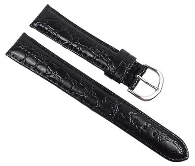Ersatzband Leder schwarz 18mm Casio MTP-1094 MTP-1154
