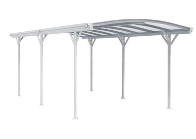 Design Carport London Aluminium Doppelstegplatten Beschichtung gegen UV-Strahlung