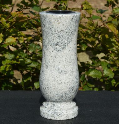 Vase Blumenvase Grabvase Gartenvase Granitvase FriedhofVase aus Granit Viscont