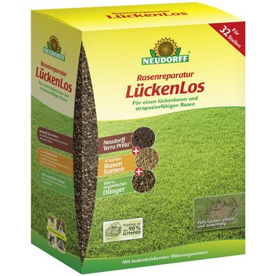 NEUDORFF® Rasenreparatur LückenLos 2,5 kg für ca. 32 Stellen