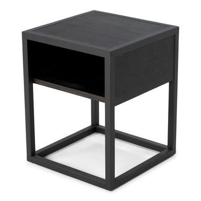 Spinder Design DIVA ONE-NIGHTSTAND Nachttisch - Schwarz / Schwarz