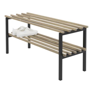 Spinder Design RIZZO BENCH Schuhregal - Schwarz / Eiche