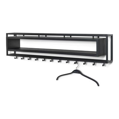 Spinder Design SCHOOL 120 BLACK Edition Wandgarderobe - Schwarz