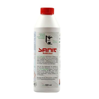 SANIT Kalklöser 500ml, Entkalker auf Ameisensäurebasis, 3002