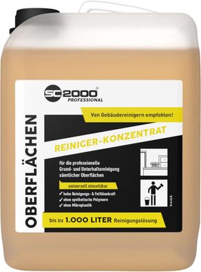 SC 2000 Professional Oberflächenreiniger Reiniger - Konzentrat 10 L Kanister