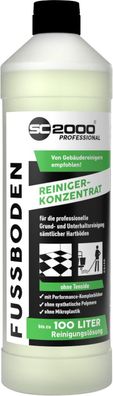 SC 2000 Professional Fußbodenreiniger - Konzentrat, ohne Tenside 1 L Flasche