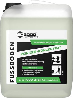 SC 2000 Professional Fußbodenreiniger - Konzentrat, ohne Tenside 10 L Kanister