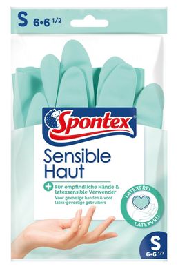 Spontex Sensible Haut Putzhandschuh Haushaltshandschuh latexfrei Gr. S - L