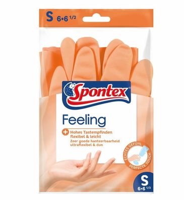 Spontex Feeling Handschuh Haushaltshandschuh für feinfühlige Arbeiten Gr. S - L