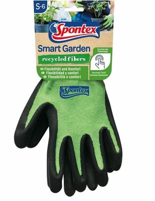 Spontex Smart Garden Gartenhandschuhe aus recyceltem PET Gr. S - L 1 Paar (Gr. S, , )