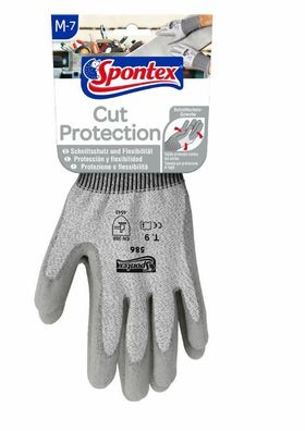 Spontex Cut Protection Arbeitshandschuh mit hohem Schnittschutz Gr. M - XL